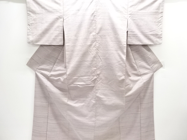 JAPANESE KIMONO / ANTIQUE KIMONO / TSUMUGI / WOVEN STRIPE